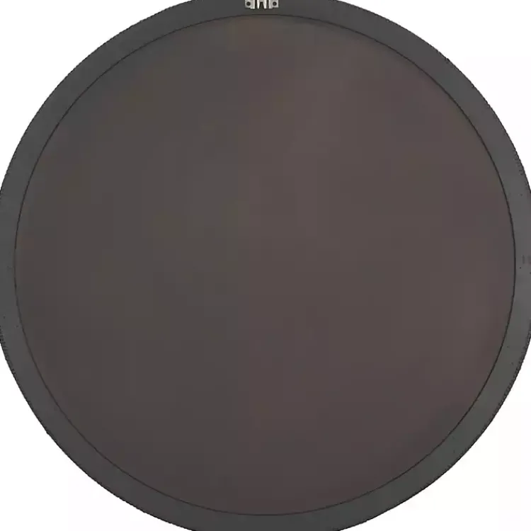 Decorative Mirrors-Kirklands Home Black Wood Wrapped Nellie Wall Mirror