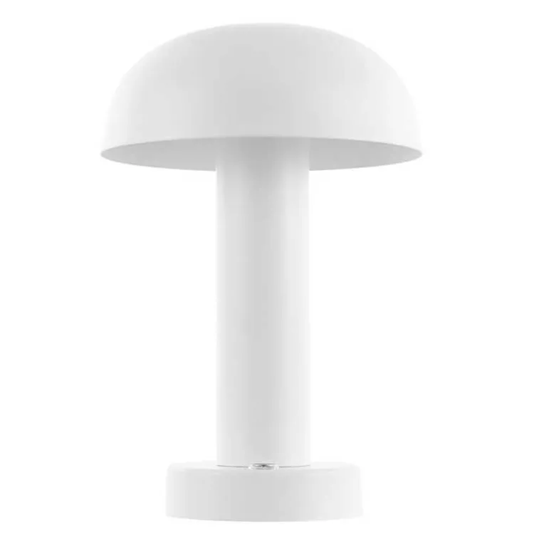 Table Lamps-Kirklands Home Metal LED Cordless Touch Lamp, 10 in. White