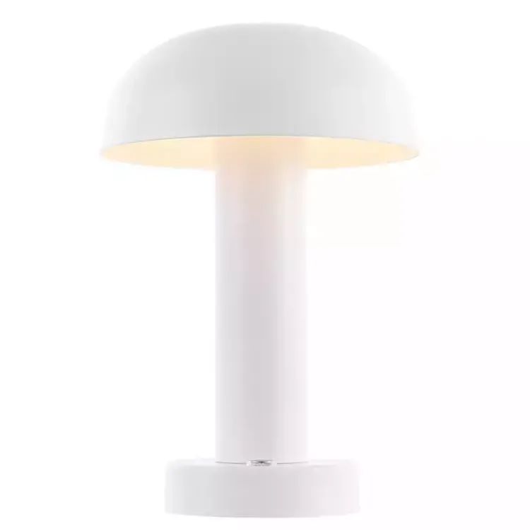 Table Lamps-Kirklands Home Metal LED Cordless Touch Lamp, 10 in. White