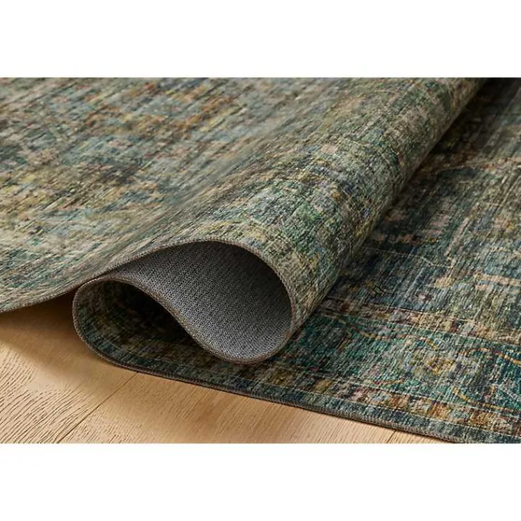 Accent Rugs-Kirklands Home Anniston Vintage Blue Accent Rug, 2x4
