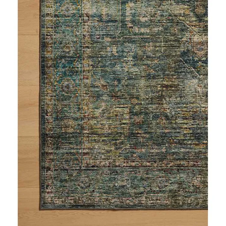Accent Rugs-Kirklands Home Anniston Vintage Blue Accent Rug, 2x4