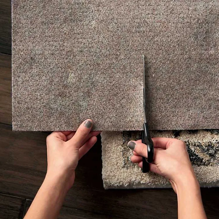 Area Rugs-Kirklands Home Reversible Non-Slip Rug Pad, 6x8 Gray