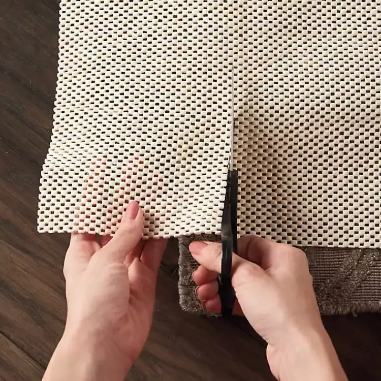 Area Rugs-Kirklands Home Gridlock Non-Slip Rug Pad, 3x5 Ivory