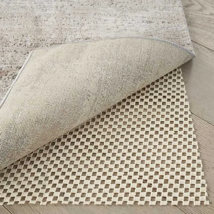 Area Rugs-Kirklands Home Gridlock Non-Slip Rug Pad, 5x8 Ivory