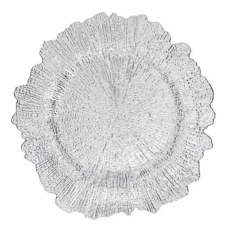 Serving & Entertaining-Kirklands Home Elegance Starburst Chargers, Set of 4 Silver