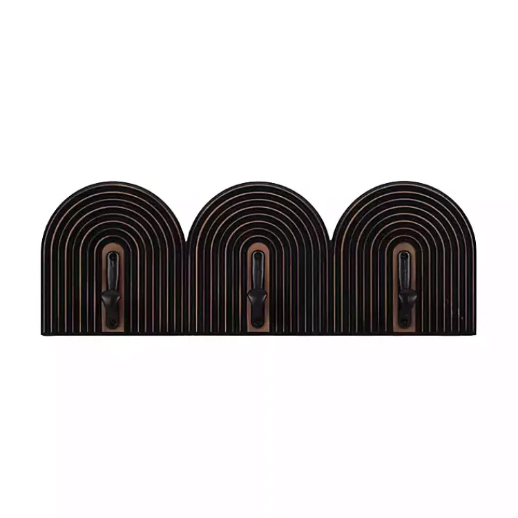 Hooks-Kirklands Home Black Arched Wall Hooks