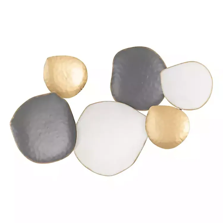 Hooks-Kirklands Home Metal Organic Edge Wall Plaque