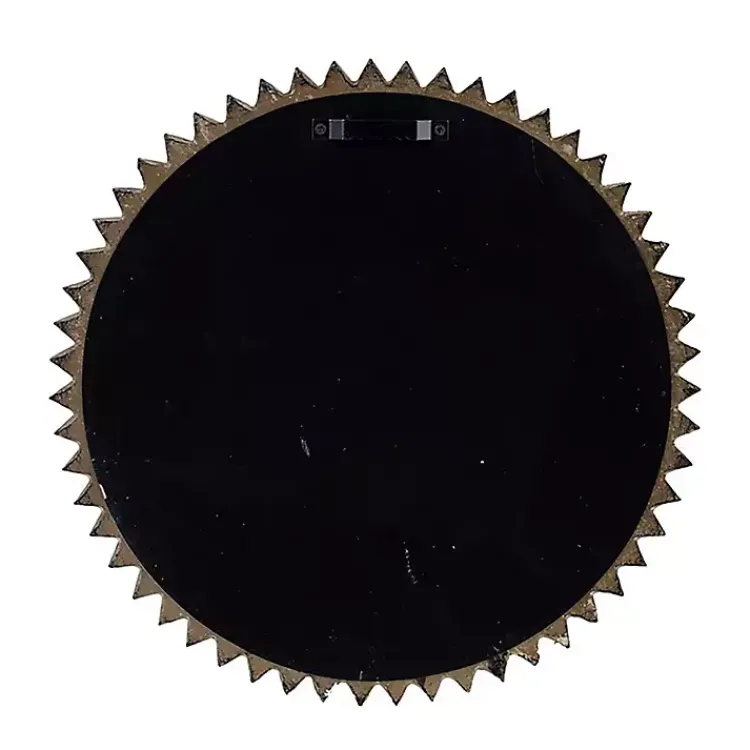 Decorative Mirrors-Kirklands Home Round Gold Textured Diamond Wall Mirror