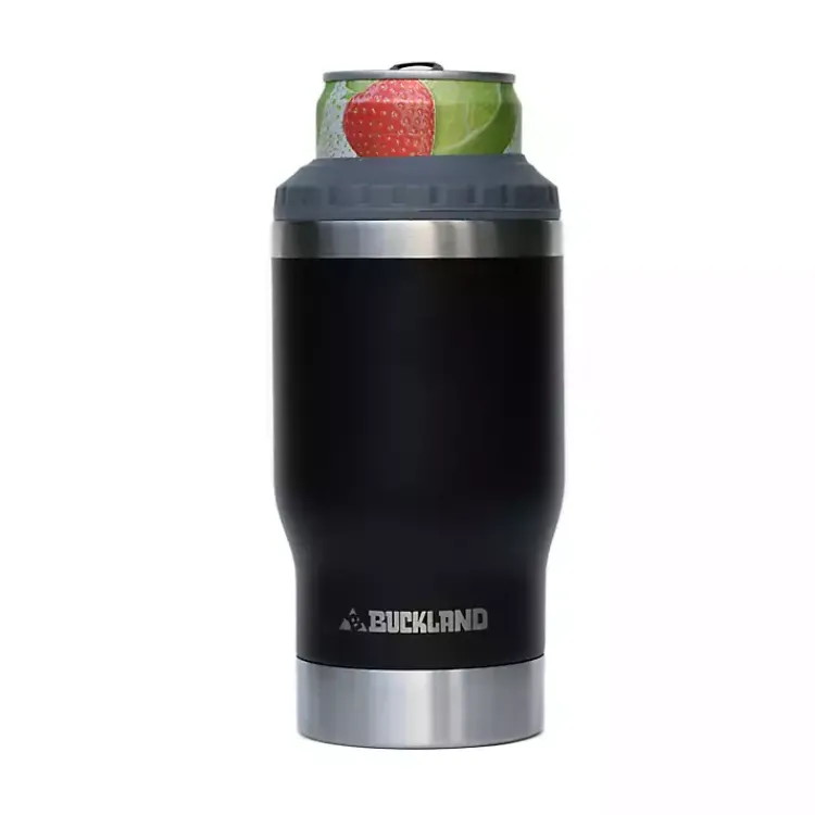 Glassware & Drinkware-Kirklands Home Beverage Tumbler Koozie Black