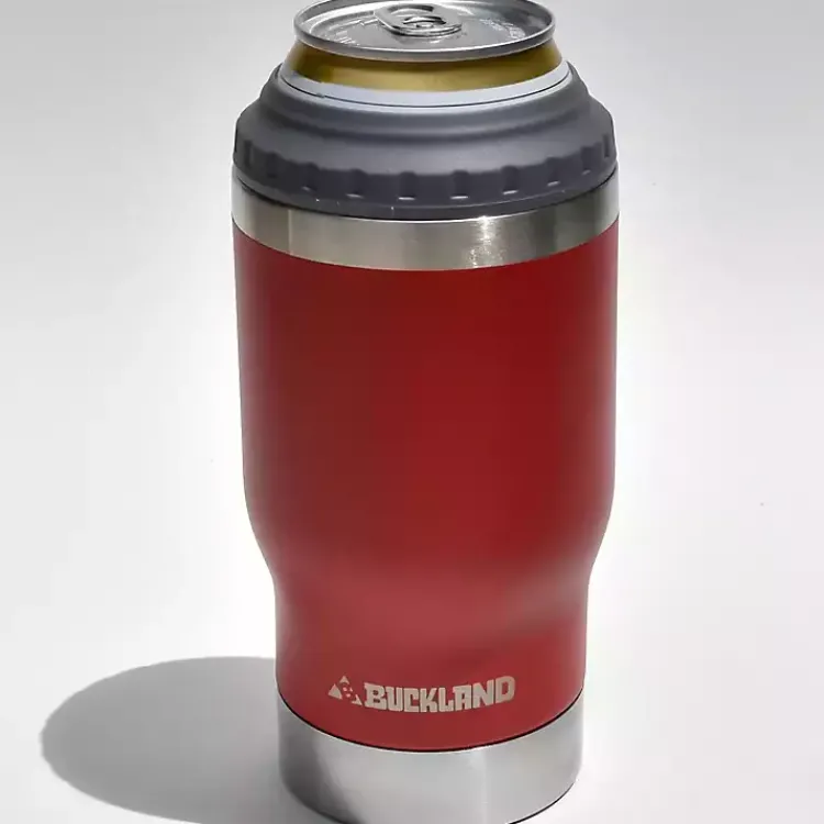 Glassware & Drinkware-Kirklands Home Beverage Tumbler Koozie Red