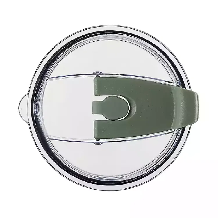 Glassware & Drinkware-Kirklands Home Sage 40 oz. Insulated Travel Tumbler Green