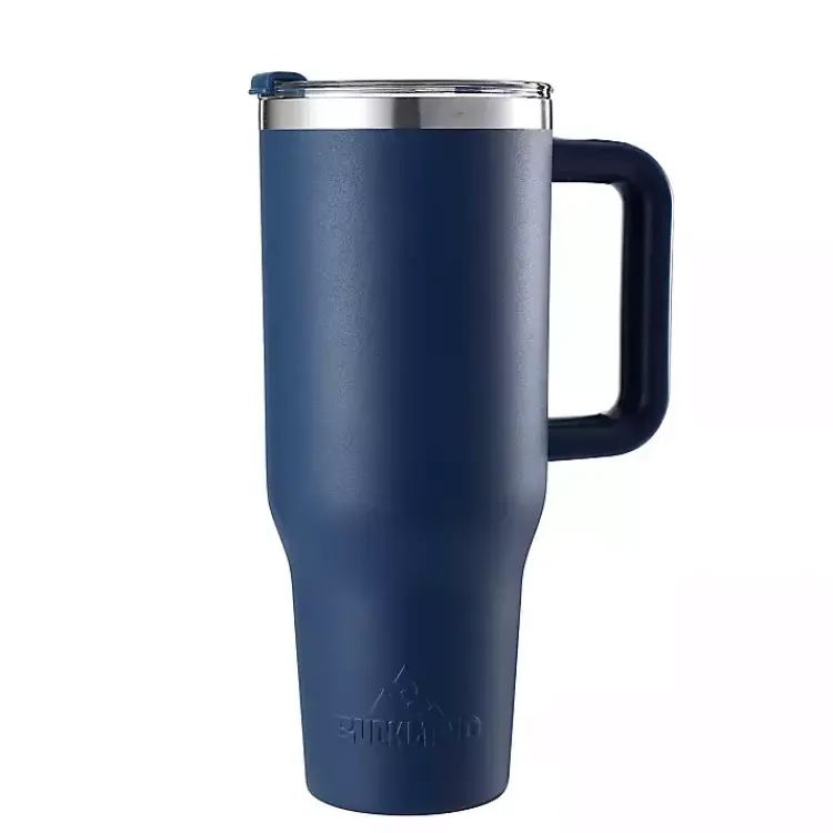 Glassware & Drinkware-Kirklands Home 40 oz. Insulated Travel Tumbler Blue