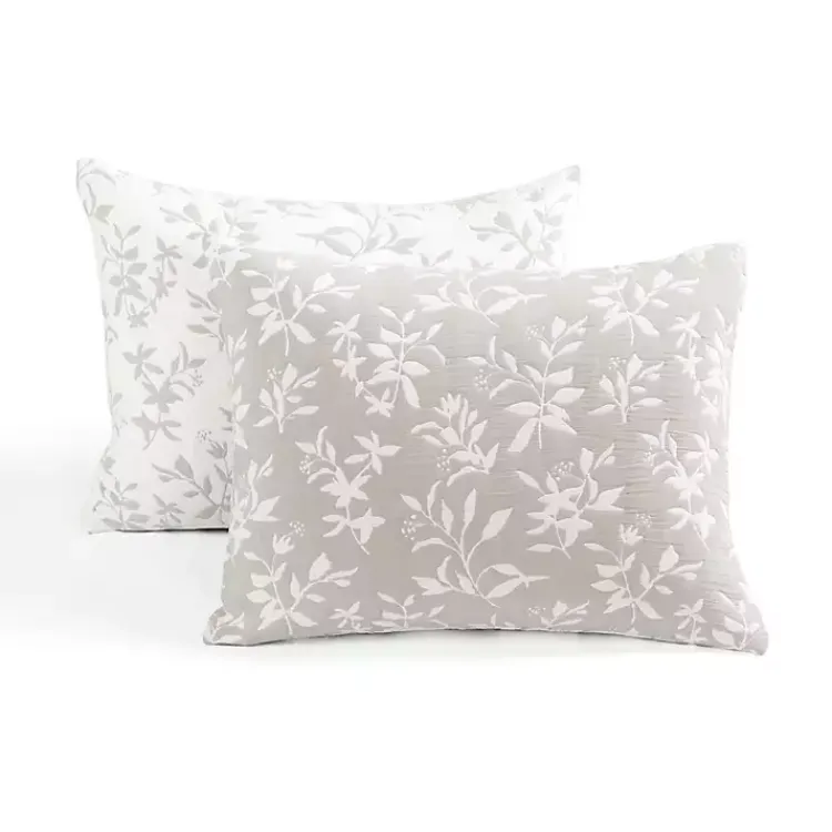 Quilts-Kirklands Home Tan Floral Reversible 3-pc. King Quilt Set