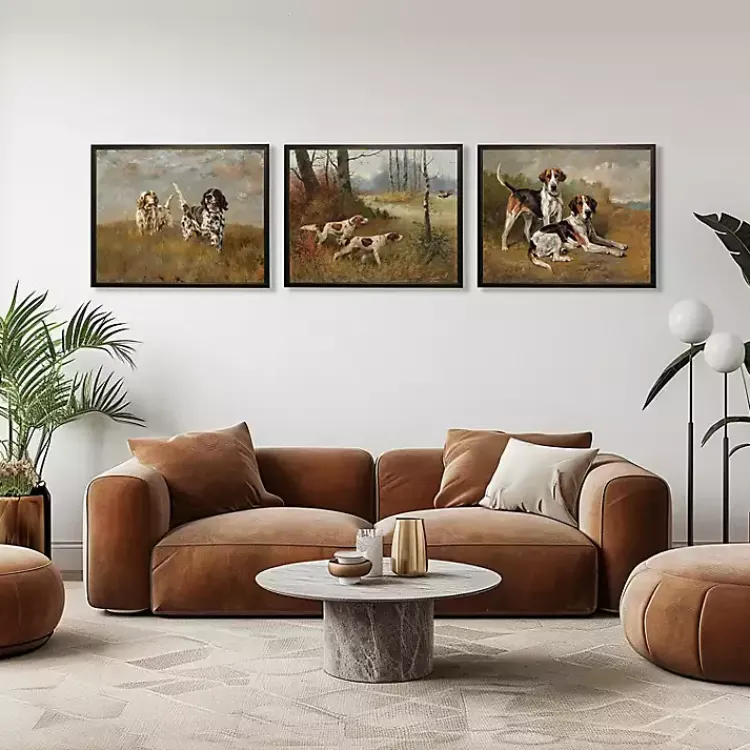 Framed Art-Kirklands Home Hunting Dogs Framed Art Print