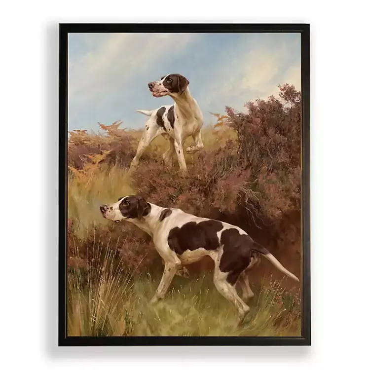 Framed Art-Kirklands Home Vintage Hunting Dogs Framed Art Print
