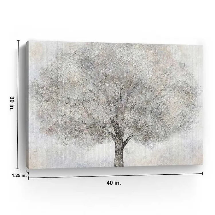 Canvas Art-Kirklands Home White Tree Blossoms Canvas Art Print, 40x30 in.