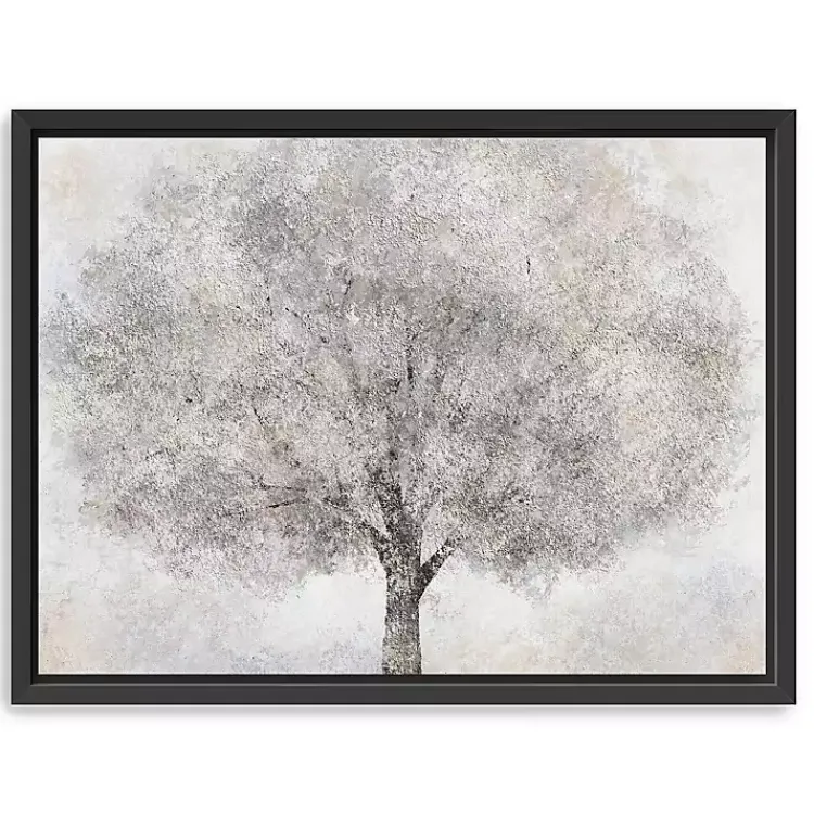 Canvas Art-Kirklands Home White Tree Blossoms Framed Canvas Print