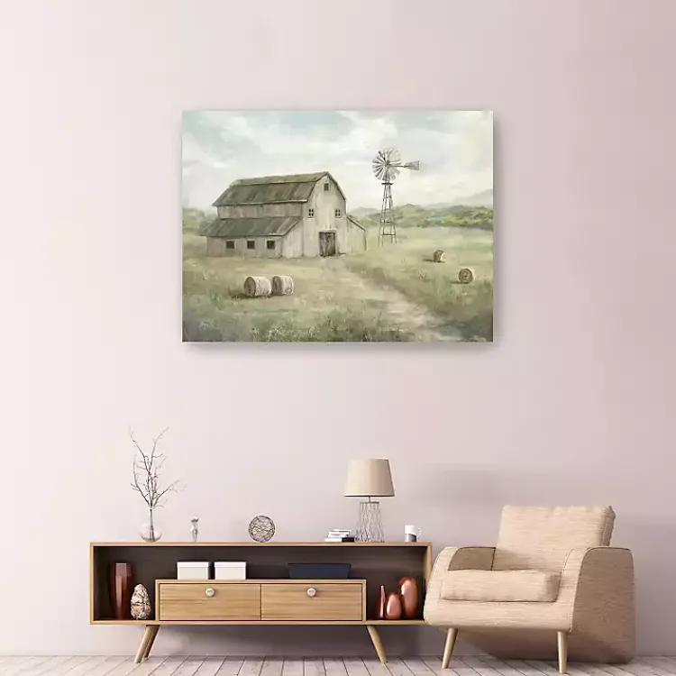 Canvas Art-Kirklands Home Peaceful Farm Canvas Art Print, 48x36 in.