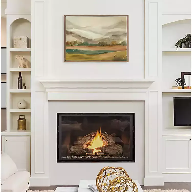 Canvas Art-Kirklands Home Mountainscape Framed Canvas Art Print Multi