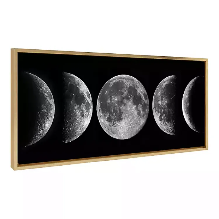 Canvas Art-Kirklands Home Phases of the Moon Framed Canvas Art Print