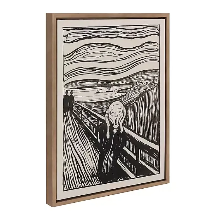 Canvas Art-Kirklands Home The Scream Framed Canvas Art Print