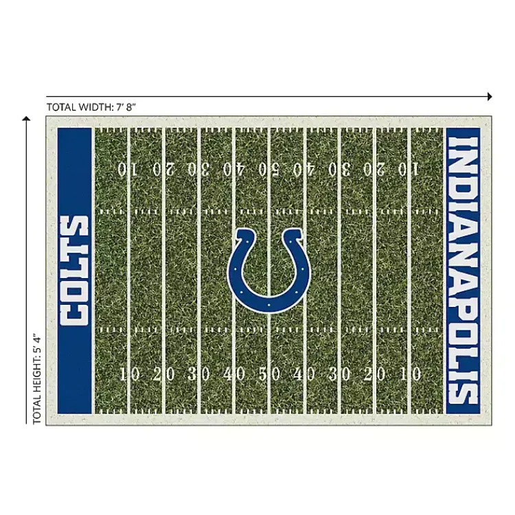 Area Rugs-Kirklands Home Indianapolis Colts Home Field Area Rug, 6x8 Blue