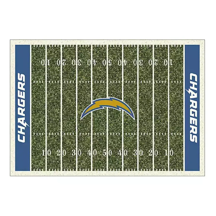 Area Rugs-Kirklands Home Los Angeles Chargers Home Field Area Rug, 6x8