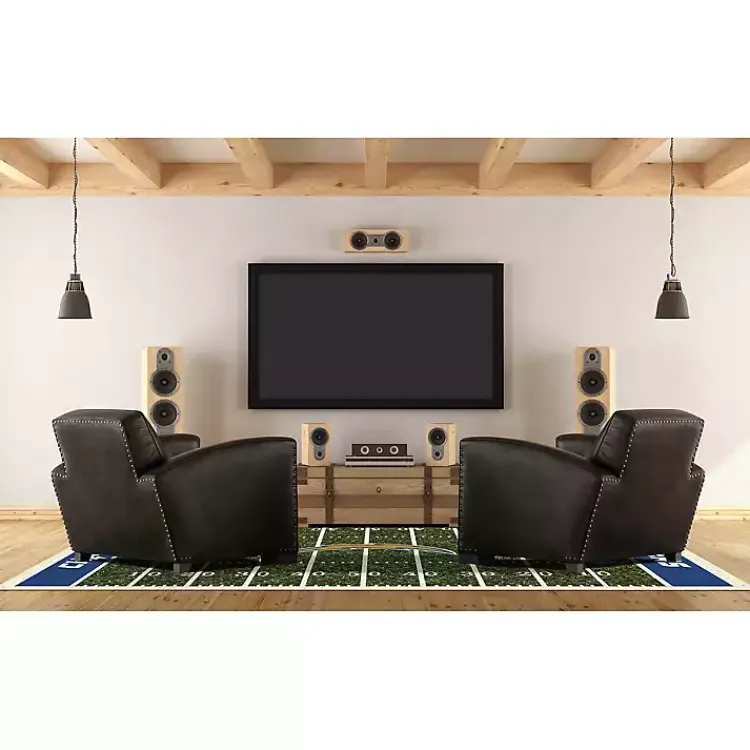 Area Rugs-Kirklands Home Los Angeles Chargers Home Field Area Rug, 6x8