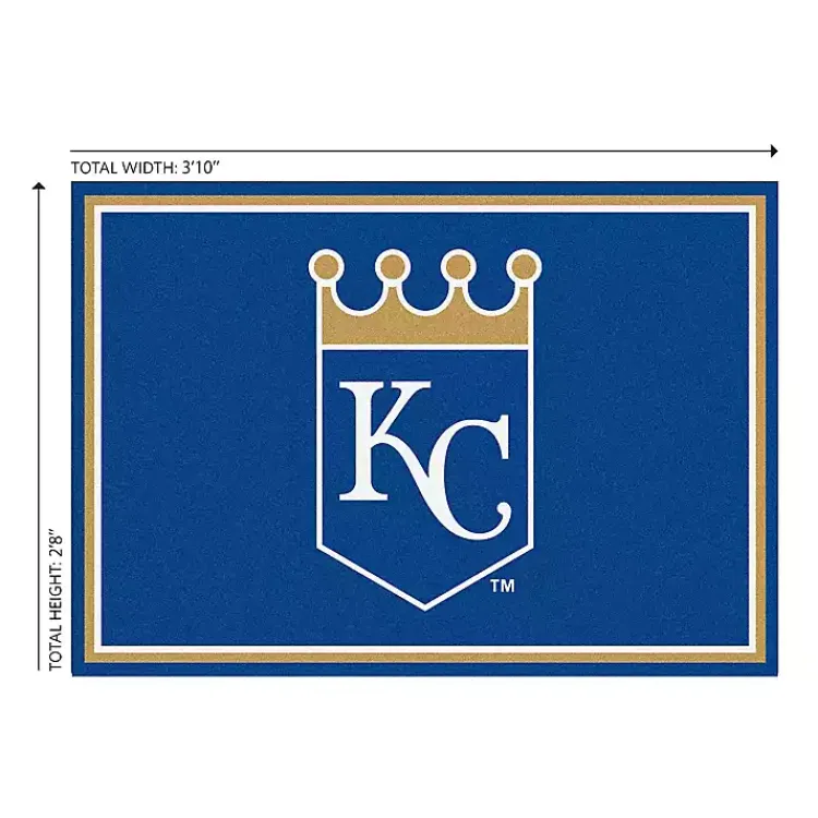 Area Rugs-Kirklands Home Kansas City Royals Spirit Rug, 3x4 Blue