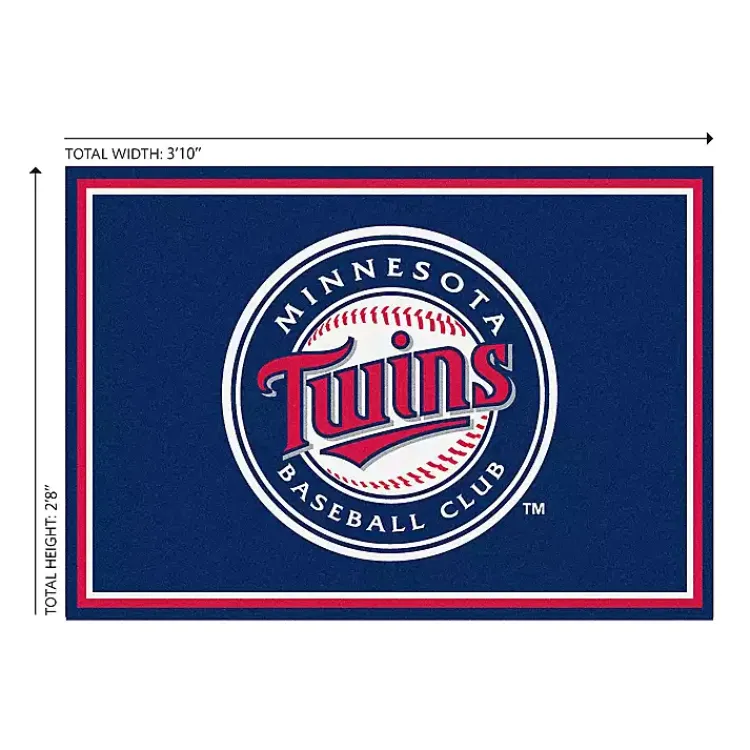Area Rugs-Kirklands Home Minnesota Twins Spirit Rug, 3x4