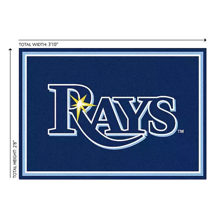 Area Rugs-Kirklands Home Tampa Bay Devil Rays Spirit Rug, 3x4 Blue
