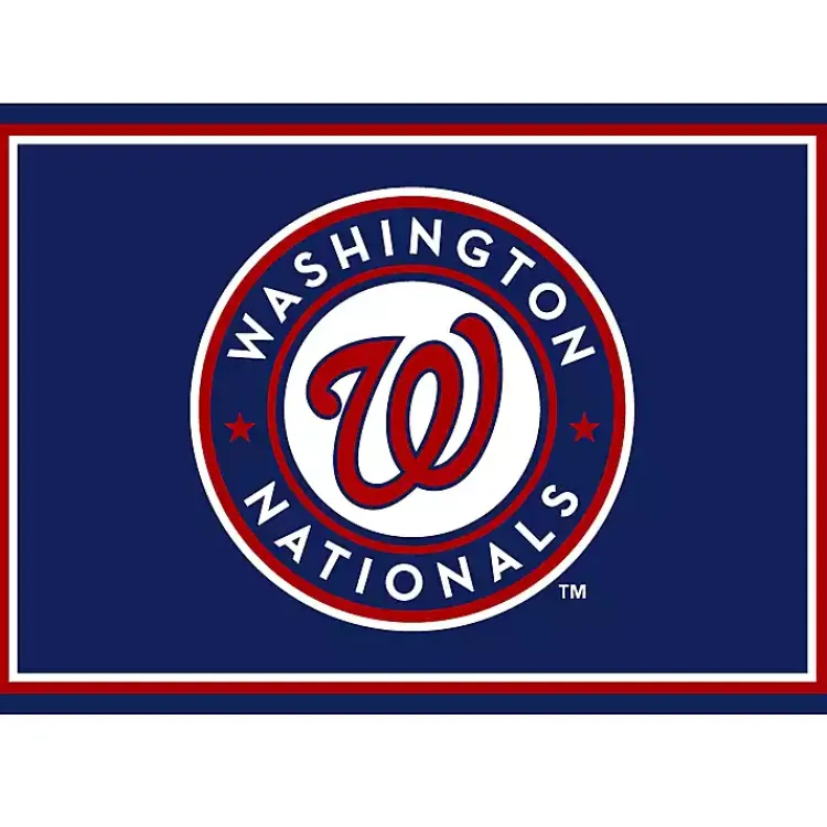 Area Rugs-Kirklands Home Washington Nationals Spirit Rug, 3x4
