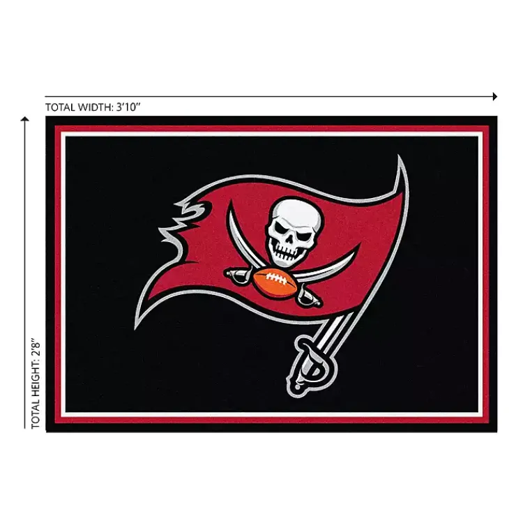 Area Rugs-Kirklands Home Tampa Bay Buccaneers Area Rug, 3x4