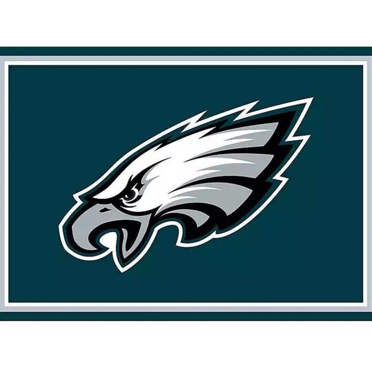 Area Rugs-Kirklands Home Philadelphia Eagles Area Rug, 3x4 Green