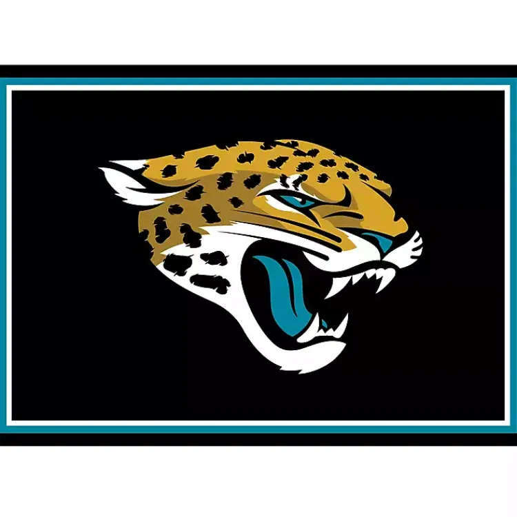 Area Rugs-Kirklands Home Jacksonville Jaguars Area Rug, 3x4