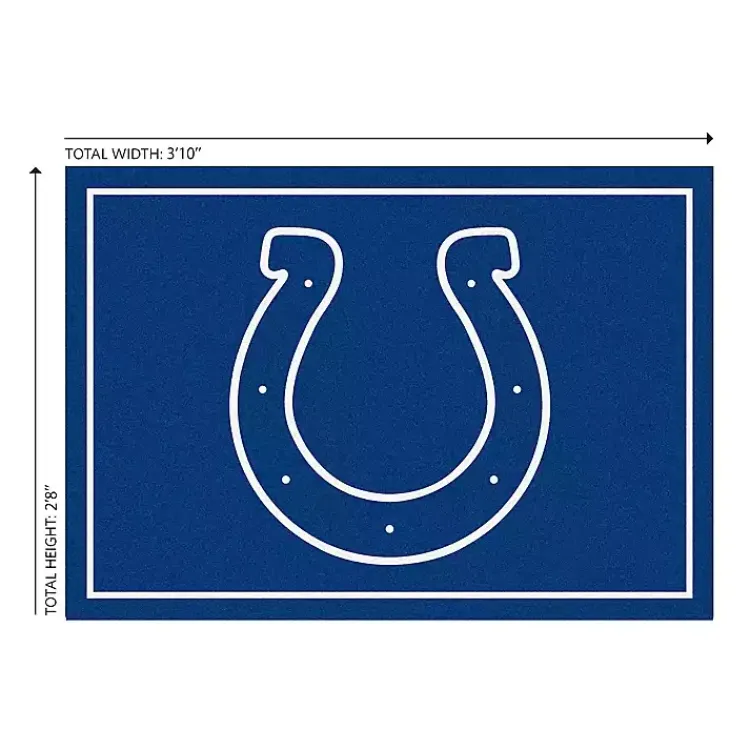 Area Rugs-Kirklands Home Indianapolis Colts Area Rug, 3x4 Blue