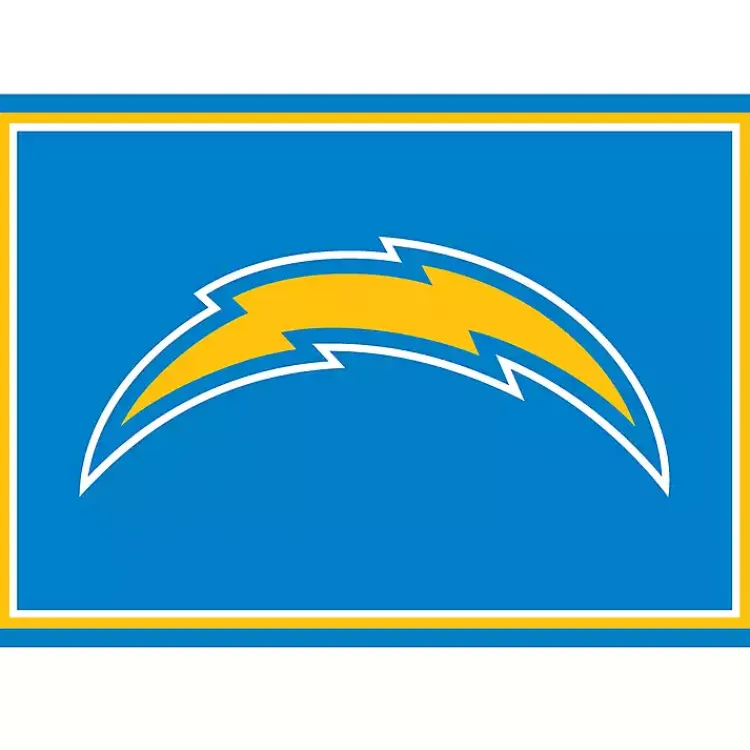 Area Rugs-Kirklands Home Los Angeles Chargers Area Rug, 3x4 Blue