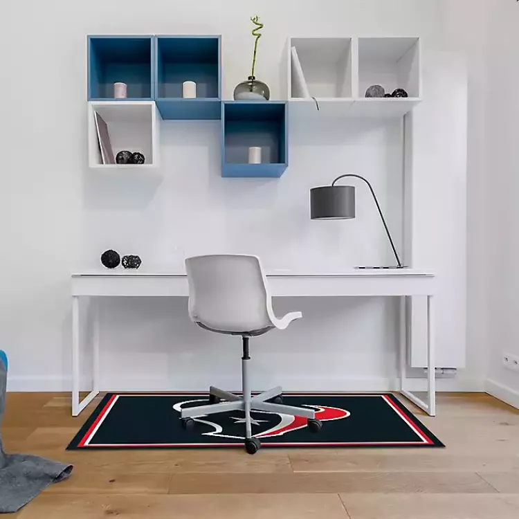 Area Rugs-Kirklands Home Houston Texans Area Rug, 3x4 Black