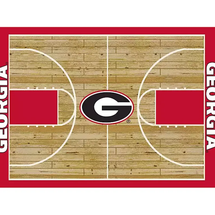Area Rugs-Kirklands Home University of Georgia Courtside Area Rug, 4x6