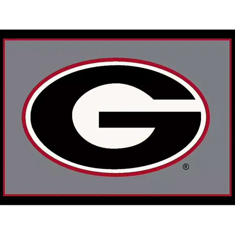 Area Rugs-Kirklands Home University of Georgia Area Rug, 4x6
