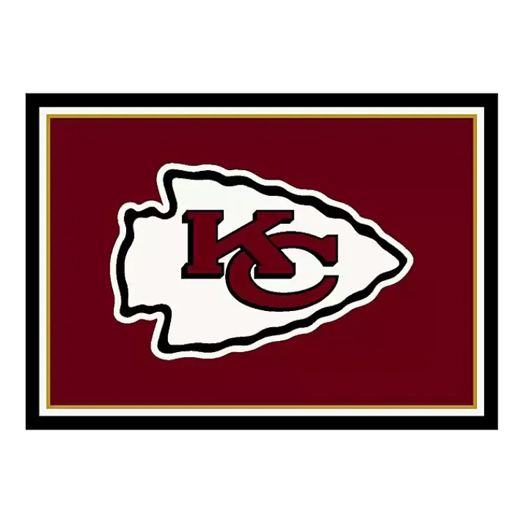 Area Rugs-Kirklands Home Kansas City Chiefs Area Rug, 4x6 Red