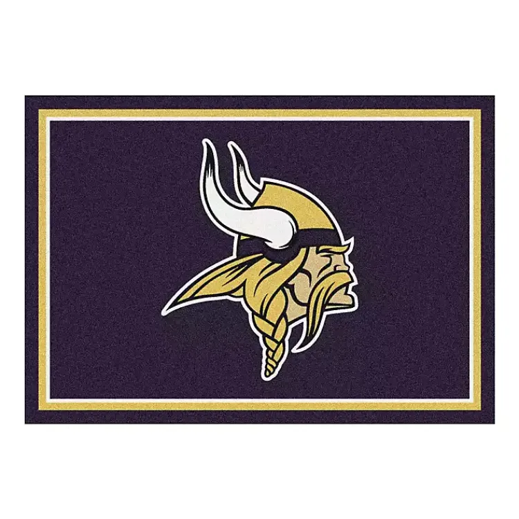 Area Rugs-Kirklands Home Minnesota Vikings Area Rug, 4x6 Purple