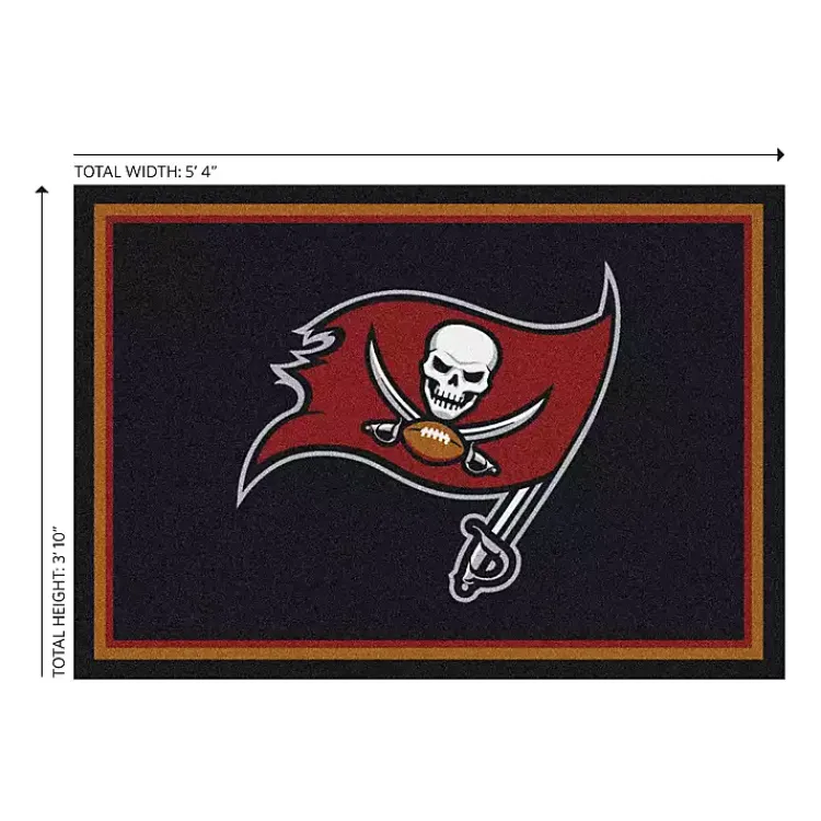 Area Rugs-Kirklands Home Tampa Bay Buccaneers Area Rug, 4x6