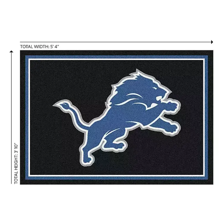 Area Rugs-Kirklands Home Detroit Lions Area Rug, 4x6