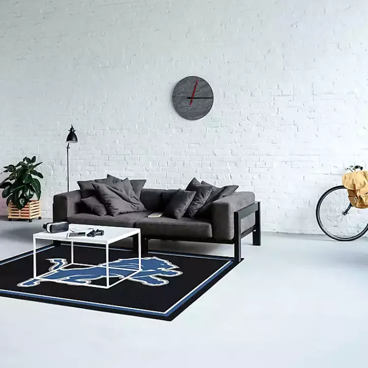Area Rugs-Kirklands Home Detroit Lions Area Rug, 4x6