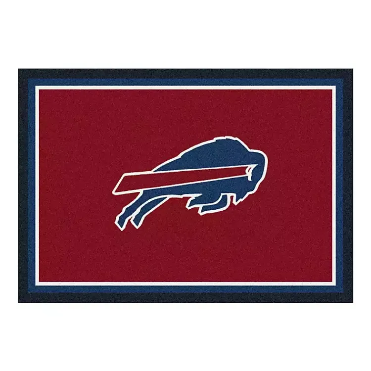 Area Rugs-Kirklands Home Buffalo Bills Area Rug, 4x6 Red