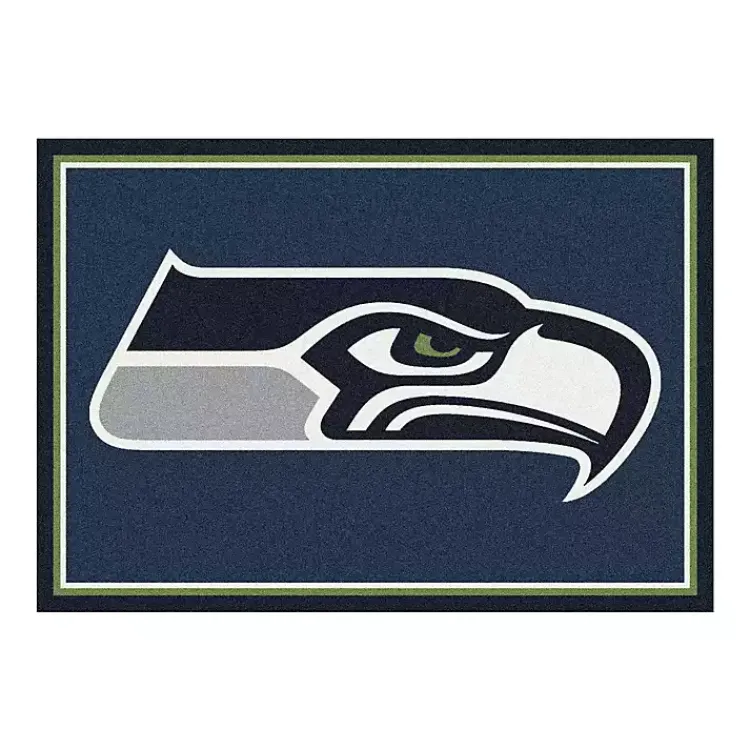 Area Rugs-Kirklands Home Seattle Seahawks Area Rug, 4x6 Blue