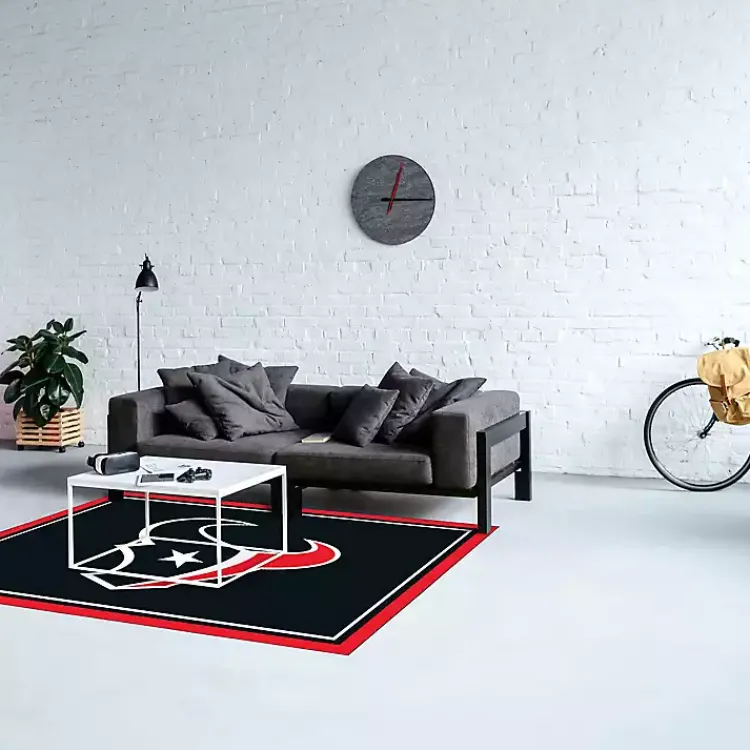 Area Rugs-Kirklands Home Houston Texas Area Rug, 4x6 Black