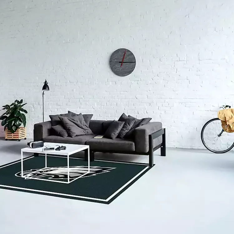 Area Rugs-Kirklands Home Philadelphia Eagles Area Rug, 4x6 Green