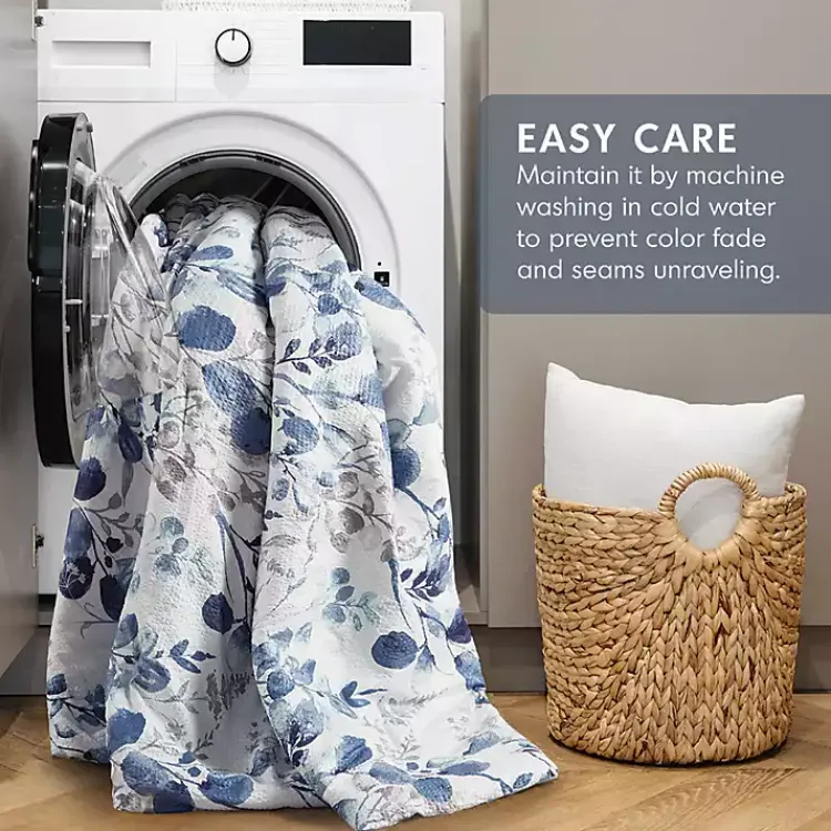 Comforters-Kirklands Home Blue Botanical 2-pc. Twin/Twin XL Comforter Set